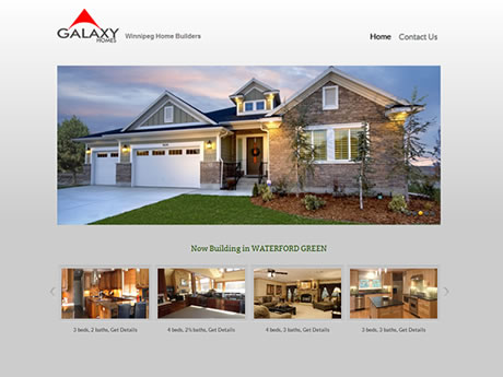 Galaxy Homes Website